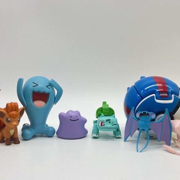 Wicked Cool Toys Pokémon Lot‎ Pikachu Ash Dido Wobbuffet Vulpix More Figures Toy - Picture 4 of 5